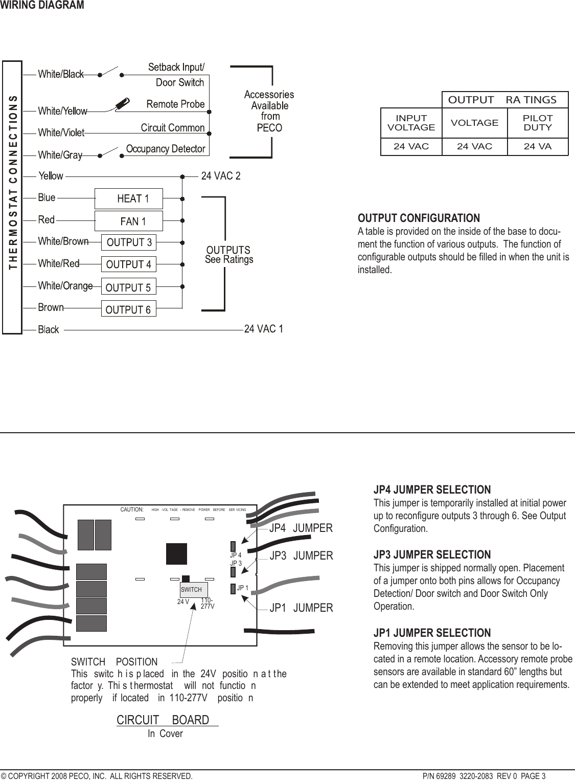 Page 3 of 4 - Pecoware Pecoware-Pecoware-Thermostat-Tc170-Users-Manual-  Pecoware-pecoware-thermostat-tc170-users-manual