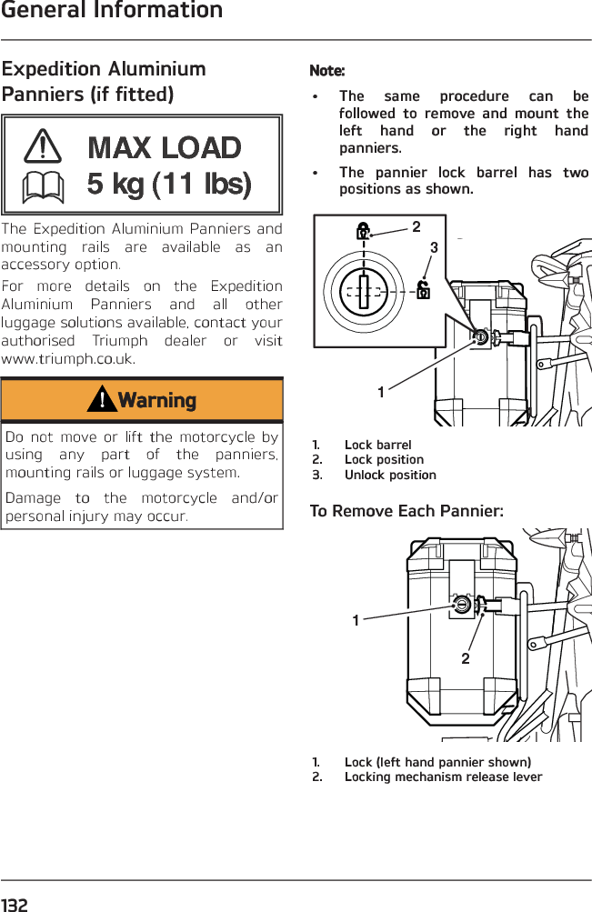 Page 132 of Pektron Group 007 KCU Keyless Control Unit User Manual OHB VG3 EN 01