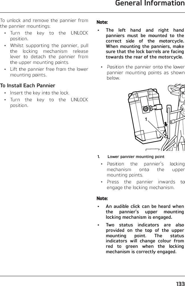Page 133 of Pektron Group 007 KCU Keyless Control Unit User Manual OHB VG3 EN 01
