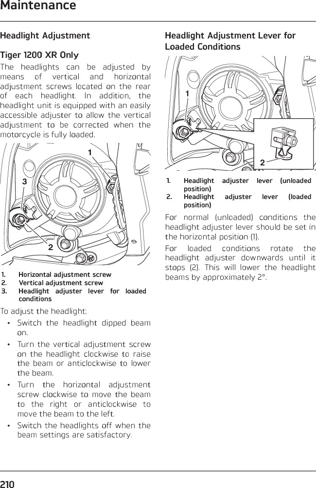 Page 210 of Pektron Group 007 KCU Keyless Control Unit User Manual OHB VG3 EN 01