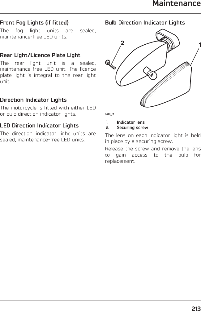 Page 213 of Pektron Group 007 KCU Keyless Control Unit User Manual OHB VG3 EN 01