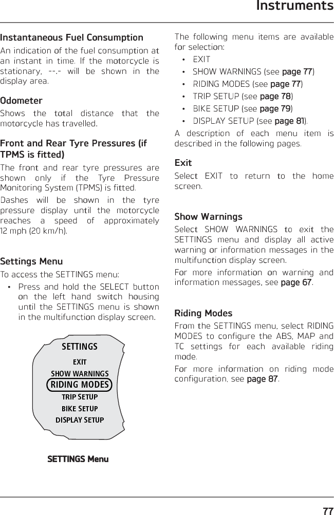 Page 77 of Pektron Group 007 KCU Keyless Control Unit User Manual OHB VG3 EN 01