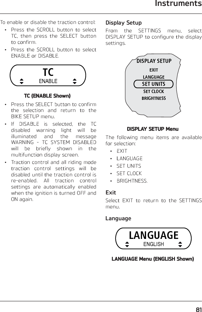 Page 81 of Pektron Group 007 KCU Keyless Control Unit User Manual OHB VG3 EN 01