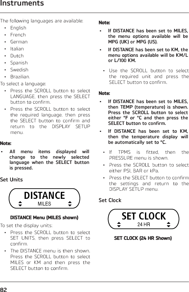 Page 82 of Pektron Group 007 KCU Keyless Control Unit User Manual OHB VG3 EN 01