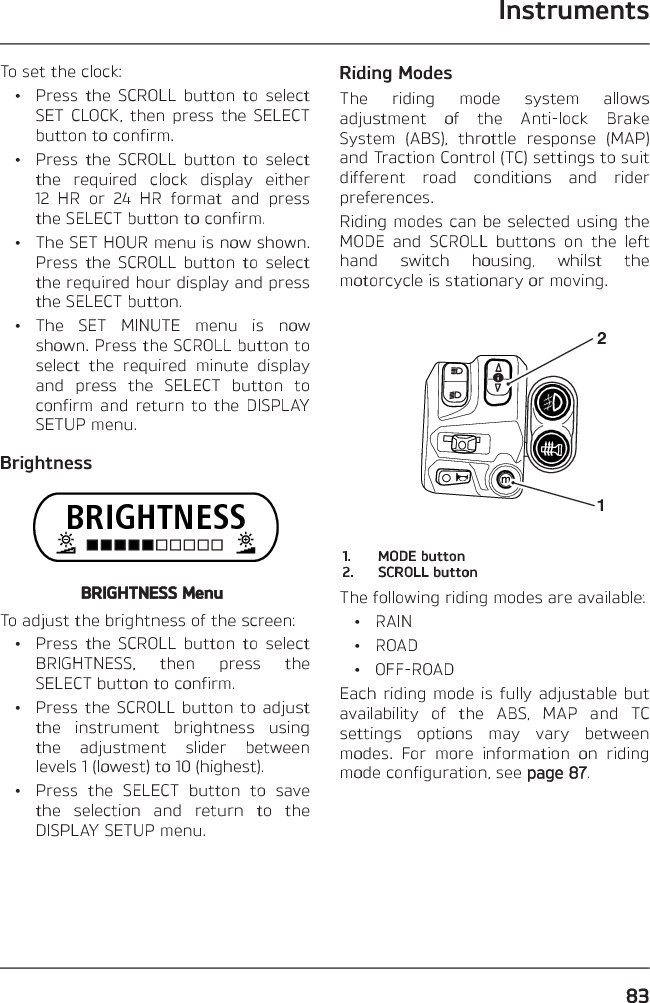Page 83 of Pektron Group 007 KCU Keyless Control Unit User Manual OHB VG3 EN 01