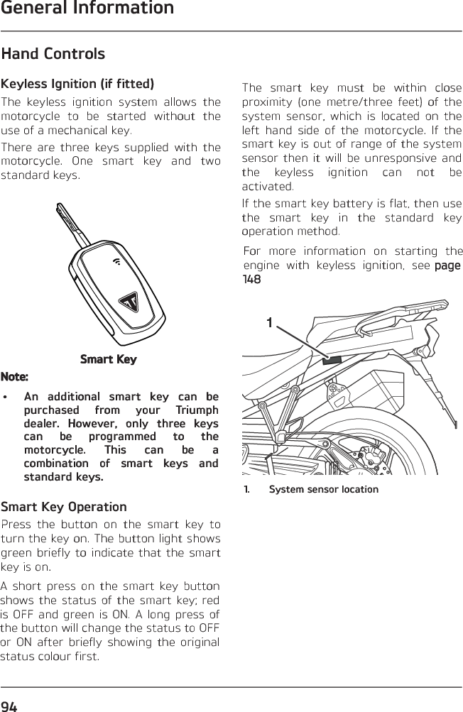 Page 94 of Pektron Group 007 KCU Keyless Control Unit User Manual OHB VG3 EN 01