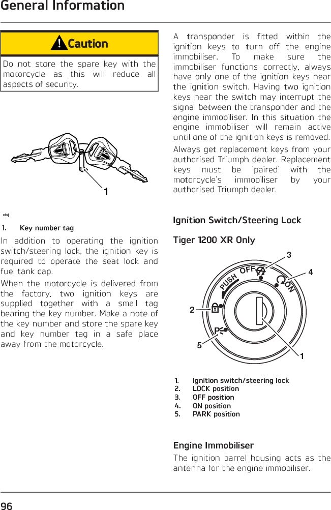 Page 96 of Pektron Group 007 KCU Keyless Control Unit User Manual OHB VG3 EN 01