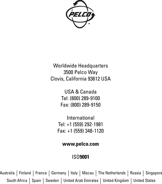 Page 12 of 12 - Pelco C1448M-F Pelco_DF8_Series_Fixed_Indoor_Dome_manual User Manual  To The Dcd8022c-a03e-4486-9eb3-b06b86e234f2