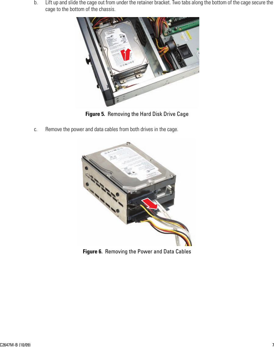 Page 7 of 12 - Pelco Pelco-Dvr5100-Series-Hybrid-Video-Recorder-Hard-Disk-Drive-Replacement-Kit-C2647M-B-Users-Manual- Pelco_DVR5100_Series_Hybrid_Video_Recorder_HDD_Inst_manual  Pelco-dvr5100-series-hybrid-video-recorder-hard-disk-drive-replacement-kit-c2647m-b-users-manual
