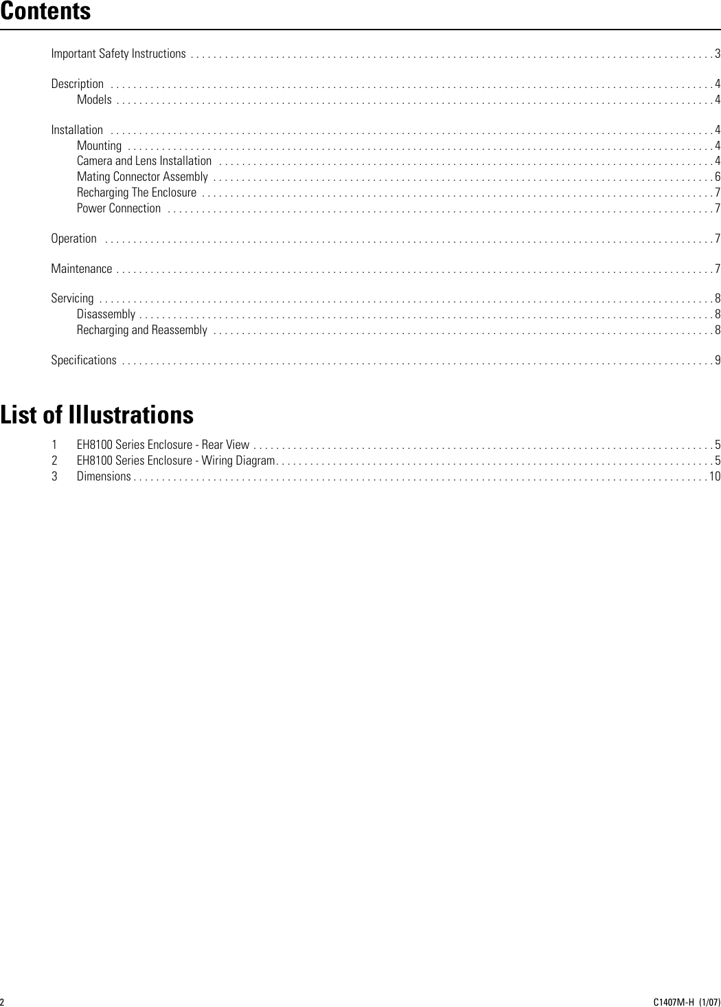 Pelco Eh8100 Users Manual Pelco_EH8100_Series_Pressurized_Camera