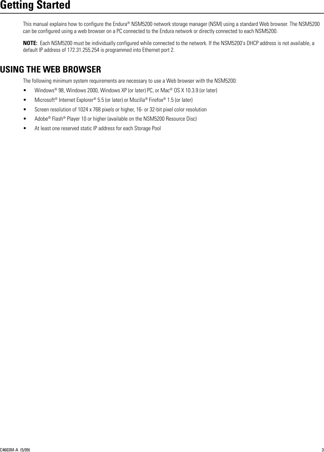 Page 3 of 12 - Pelco Pelco-Endura-Nsm5200-Users-Manual- Pelco_Web_Configuration_for_Endura_NSM5200_manual  Pelco-endura-nsm5200-users-manual