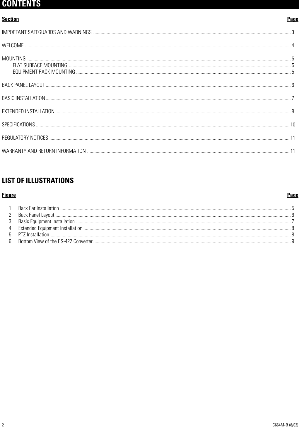 Page 2 of 12 - Pelco Pelco-Pelco-Dx7000-Users-Manual- Spectra III-A4  Pelco-pelco-dx7000-users-manual