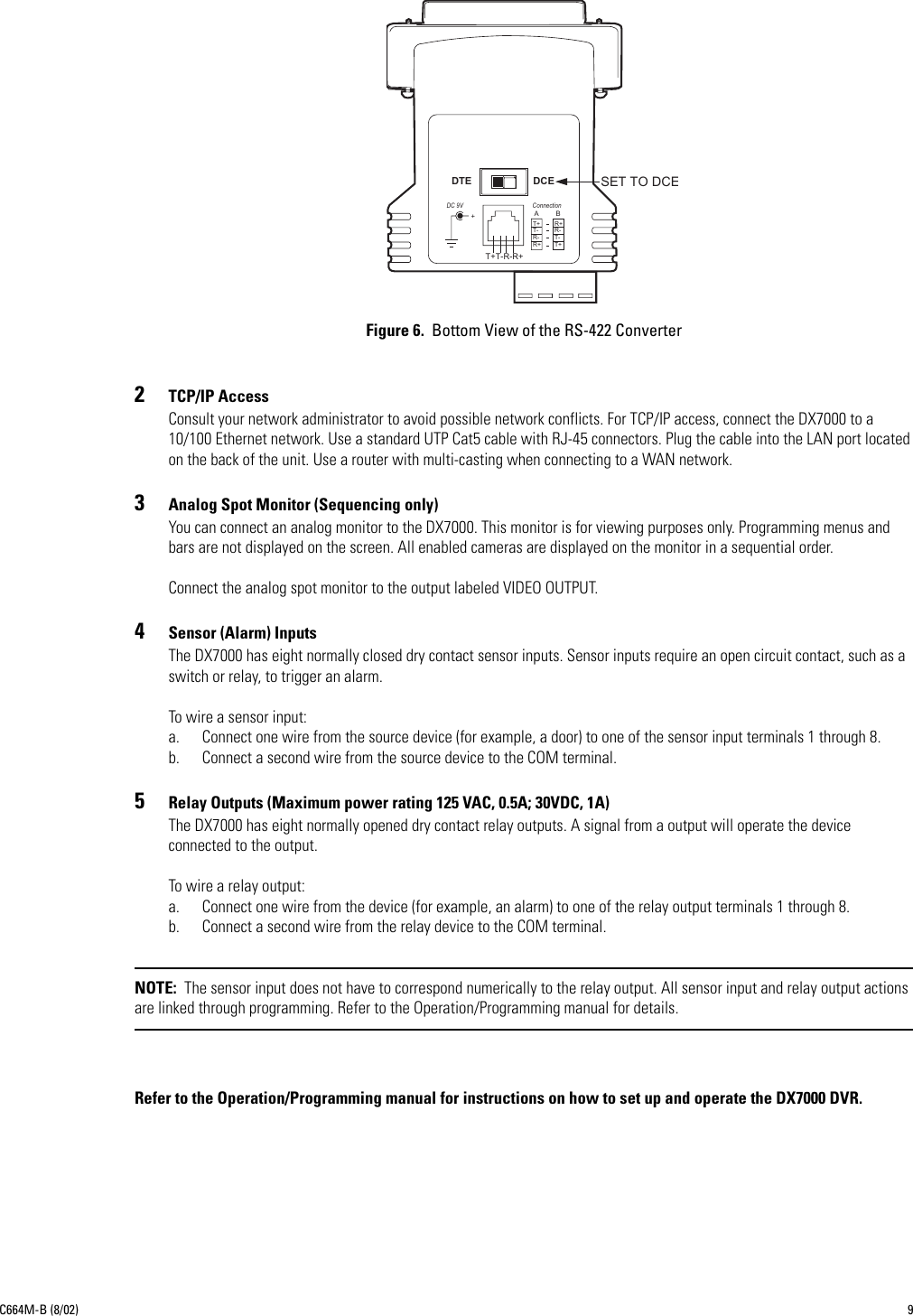 Page 9 of 12 - Pelco Pelco-Pelco-Dx7000-Users-Manual- Spectra III-A4  Pelco-pelco-dx7000-users-manual