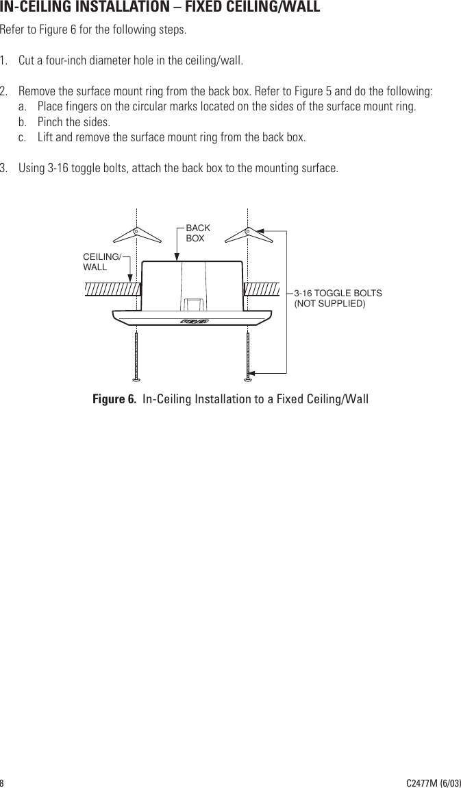 Page 8 of 12 - Pelco Pelco-Pelco-Ics090-Users-Manual- C2462M  Pelco-pelco-ics090-users-manual
