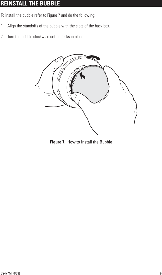 Page 9 of 12 - Pelco Pelco-Pelco-Ics090-Users-Manual- C2462M  Pelco-pelco-ics090-users-manual