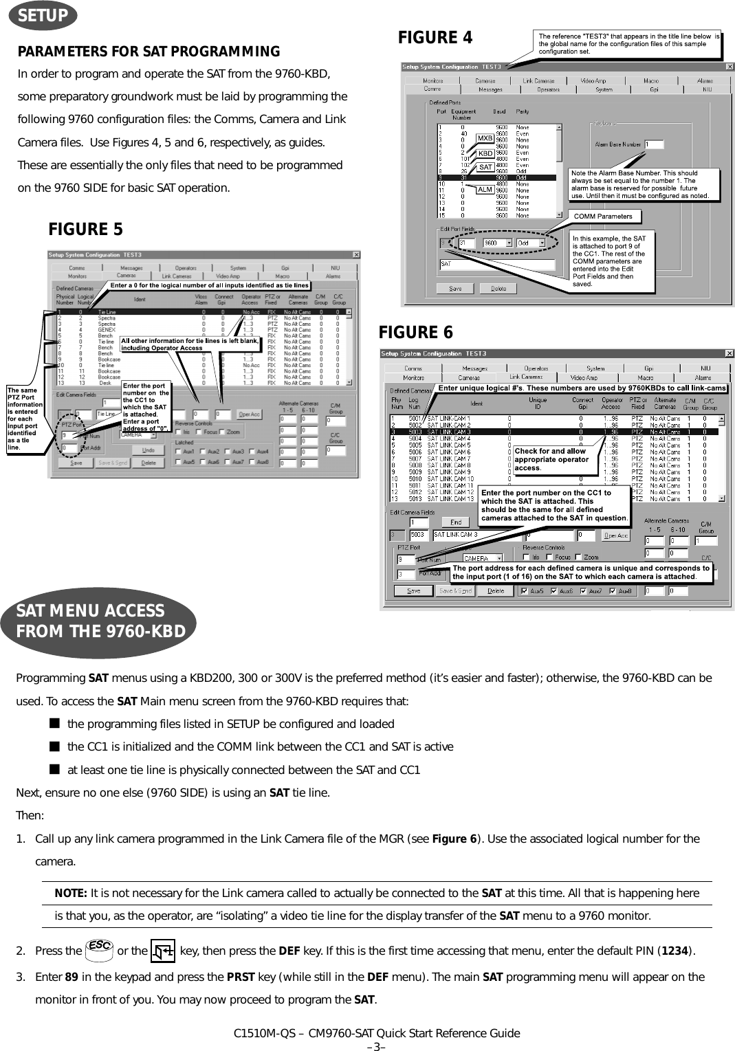 Page 4 of 9 - Pelco Pelco-Pelco-Security-Camera-Cm9760-Sat-Users-Manual- CM9760-SAT Quick Start_guide  Pelco-pelco-security-camera-cm9760-sat-users-manual
