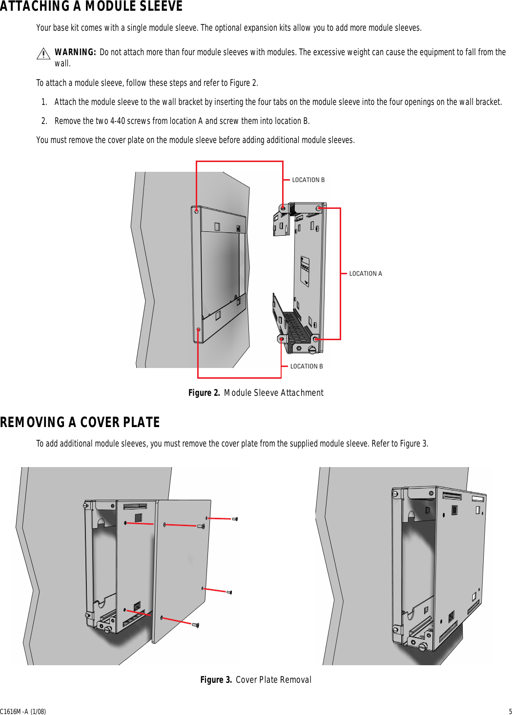 Page 5 of 8 - Pelco Pelco-W-M-5000-Series-Users-Manual- Pelco_WM5000_Series_Wall_Mount_Kit_manual  Pelco-w-m-5000-series-users-manual