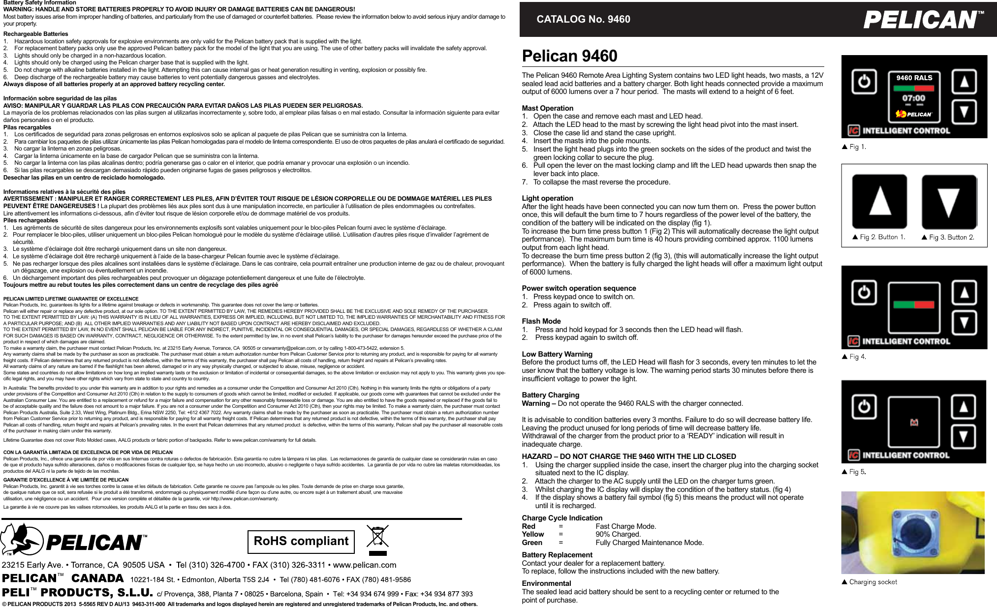 Page 1 of 2 - Pelican Pelican-9460-Users-Manual-  Pelican-9460-users-manual