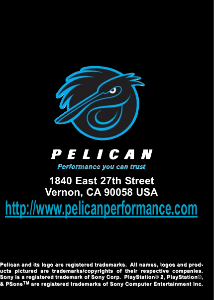 Page 12 of 12 - Pelican Pelican-Pl-678-Users-Manual- PL-678 Afterglow Manual  Pelican-pl-678-users-manual