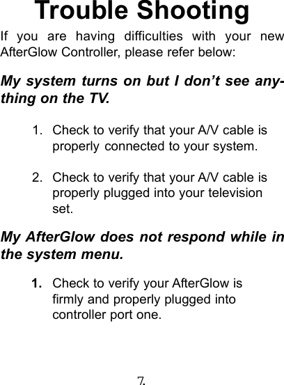 Page 9 of 12 - Pelican Pelican-Pl-678-Users-Manual- PL-678 Afterglow Manual  Pelican-pl-678-users-manual