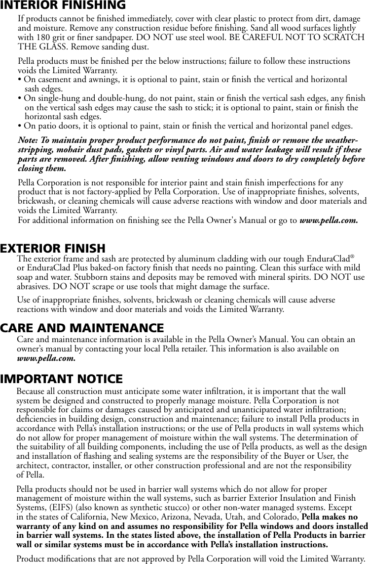 Page 7 of 8 - Pella Pella-801P0101-Users-Manual- Pella-801p0101-users-manual