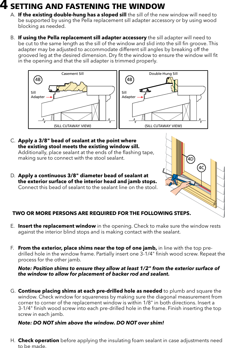 Page 4 of 8 - Pella Pella-80Wx0101-Users-Manual-  Pella-80wx0101-users-manual