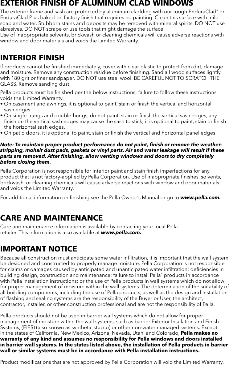 Page 6 of 8 - Pella Pella-80Wx0101-Users-Manual-  Pella-80wx0101-users-manual