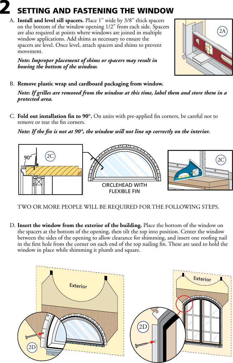 Page 3 of 8 - Pella Pella-Typical-Wood-Frame-Construction-801U0102-Users-Manual-  Pella-typical-wood-frame-construction-801u0102-users-manual