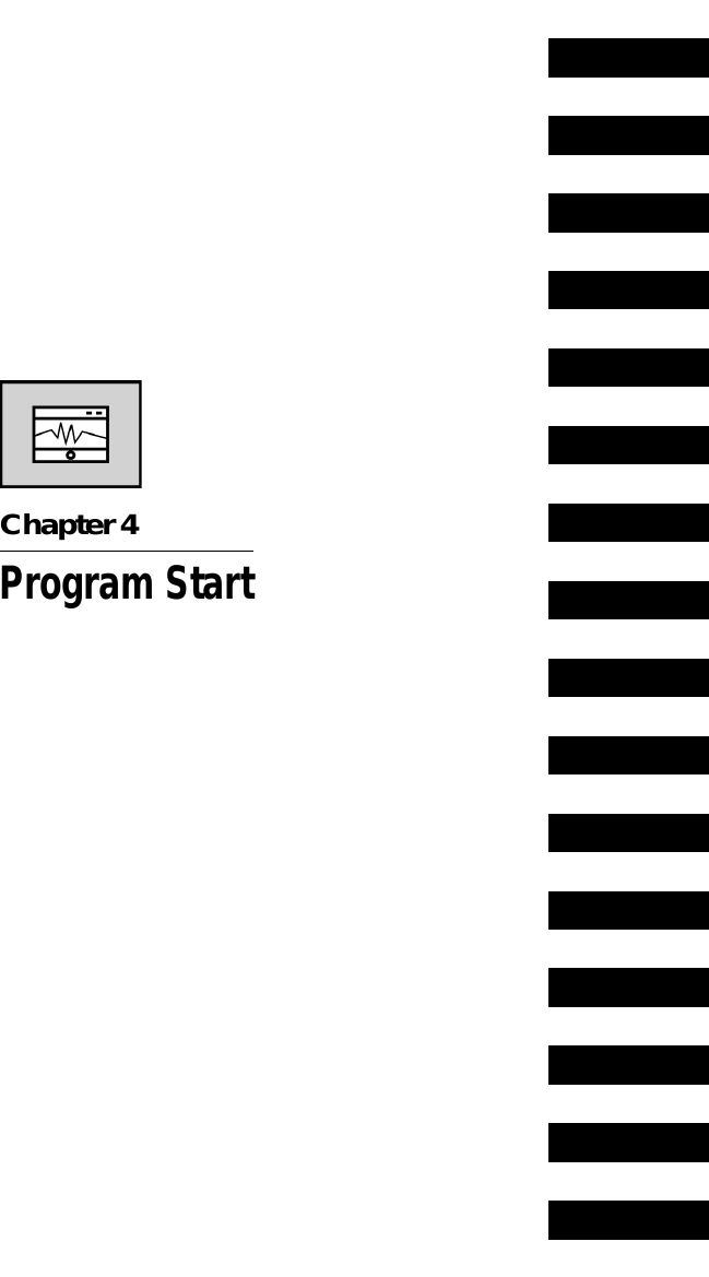 Chapter 4Program Start