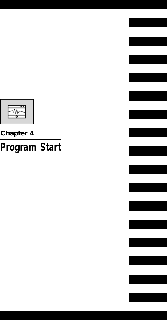 Chapter 4Program Start