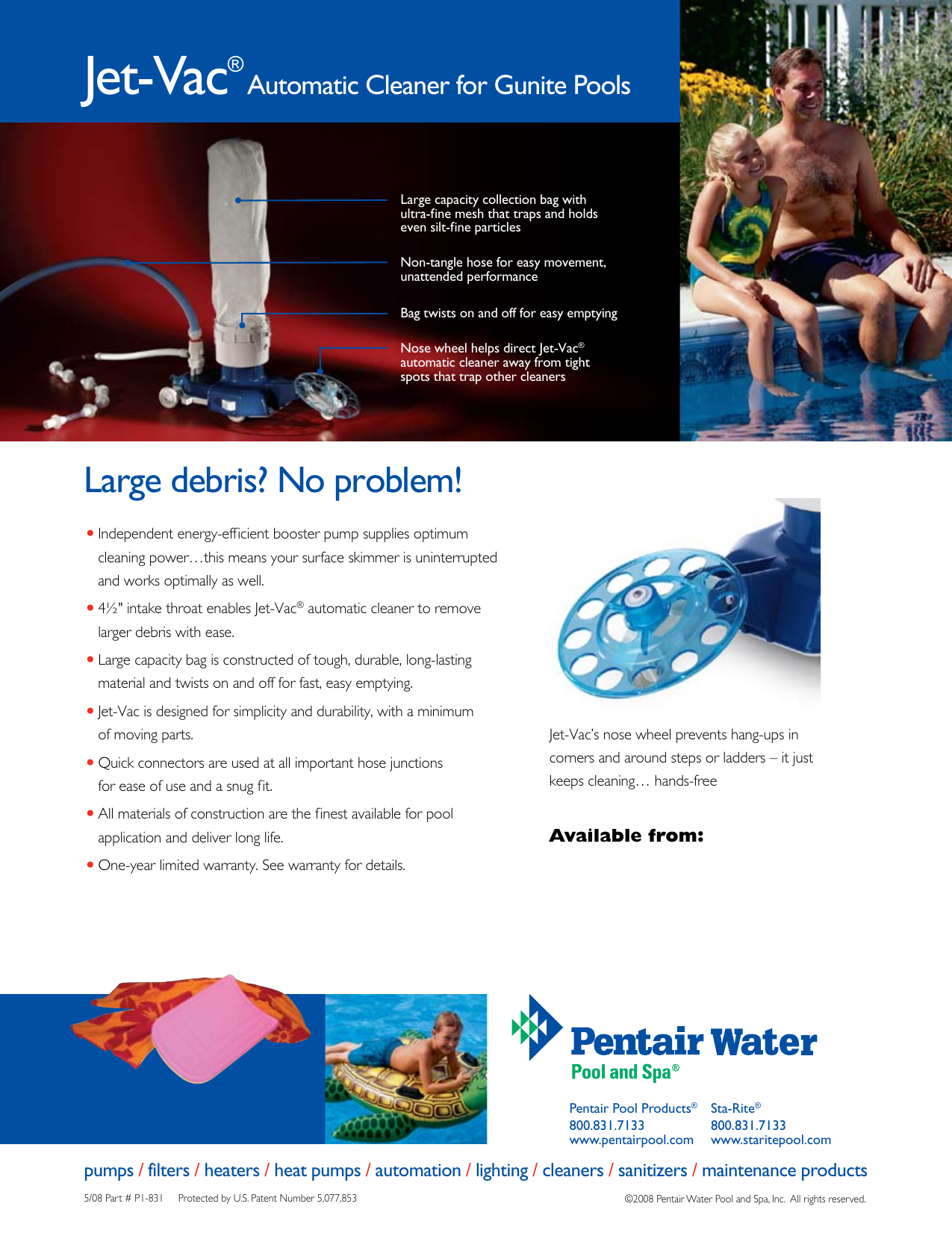 Page 2 of 2 - Pentair Pentair-Jet-Vac-Users-Manual-  Pentair-jet-vac-users-manual