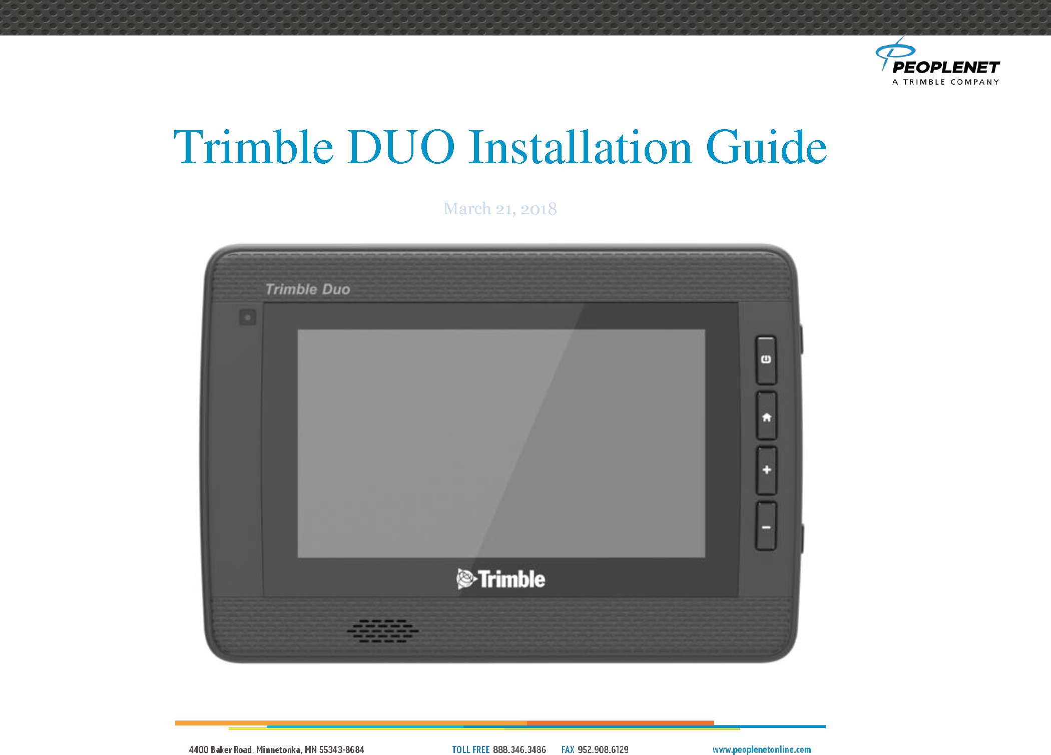 PeopleNet Communications DUO-LTE GSM, WCDMA, LTE Module User Manual