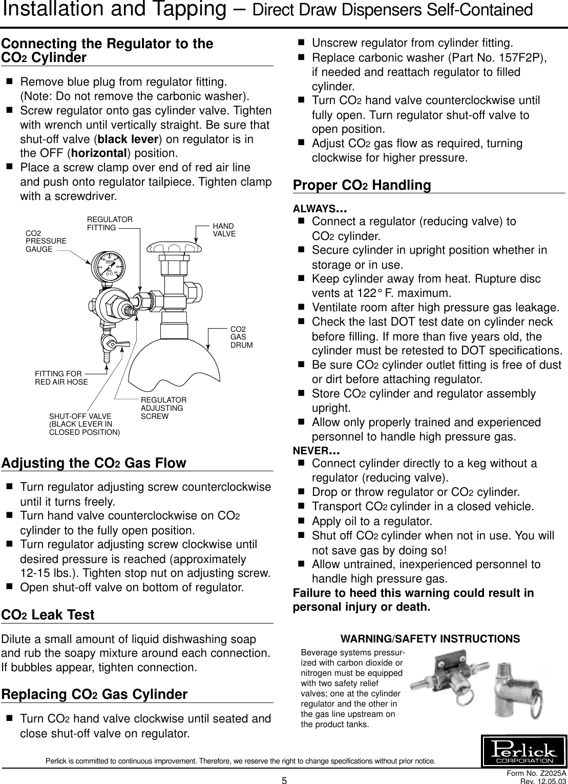 Page 5 of 12 - Perlick Perlick-Ds-Series-Users-Manual-  Perlick-ds-series-users-manual