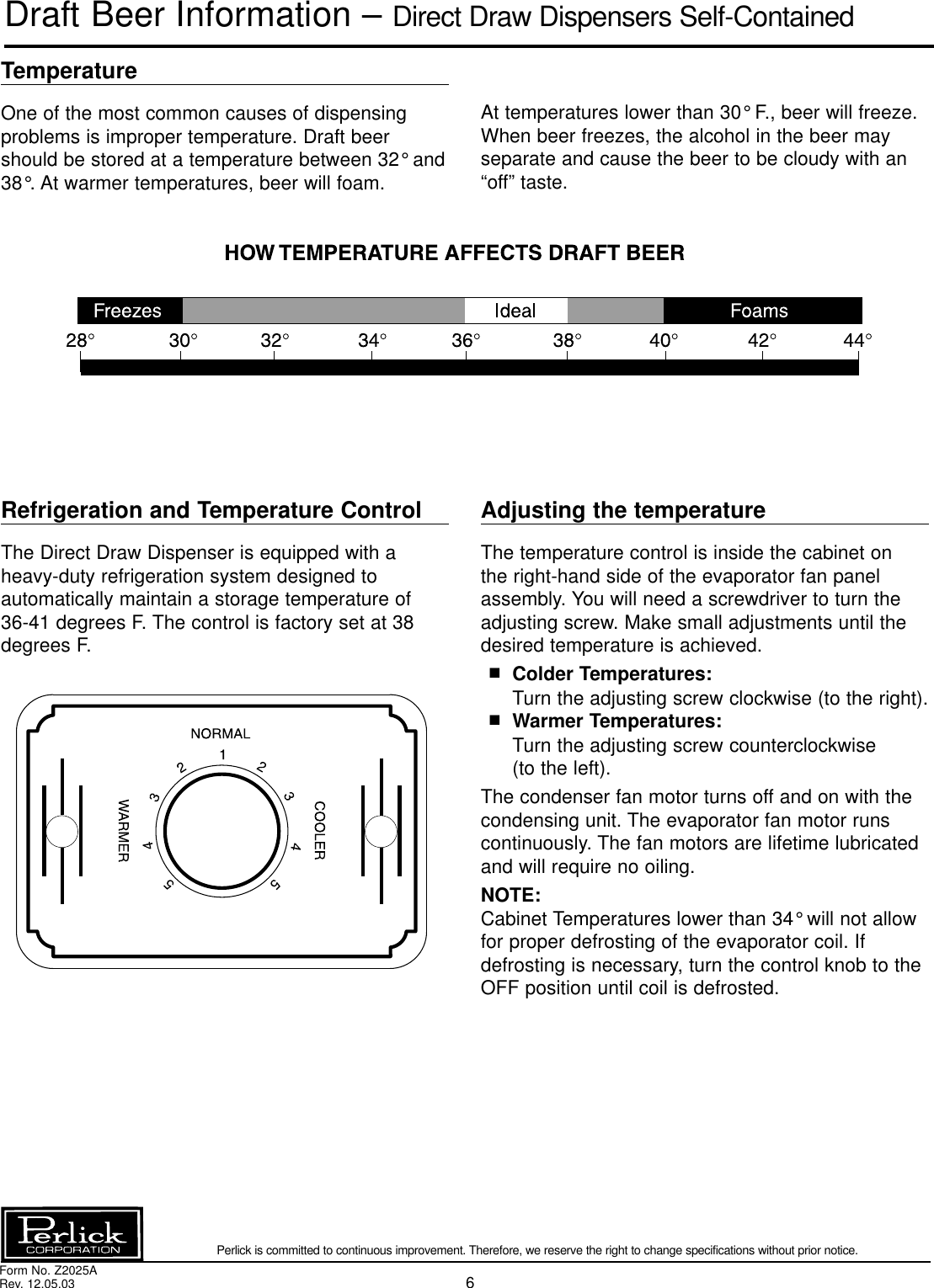Page 6 of 12 - Perlick Perlick-Ds-Series-Users-Manual-  Perlick-ds-series-users-manual