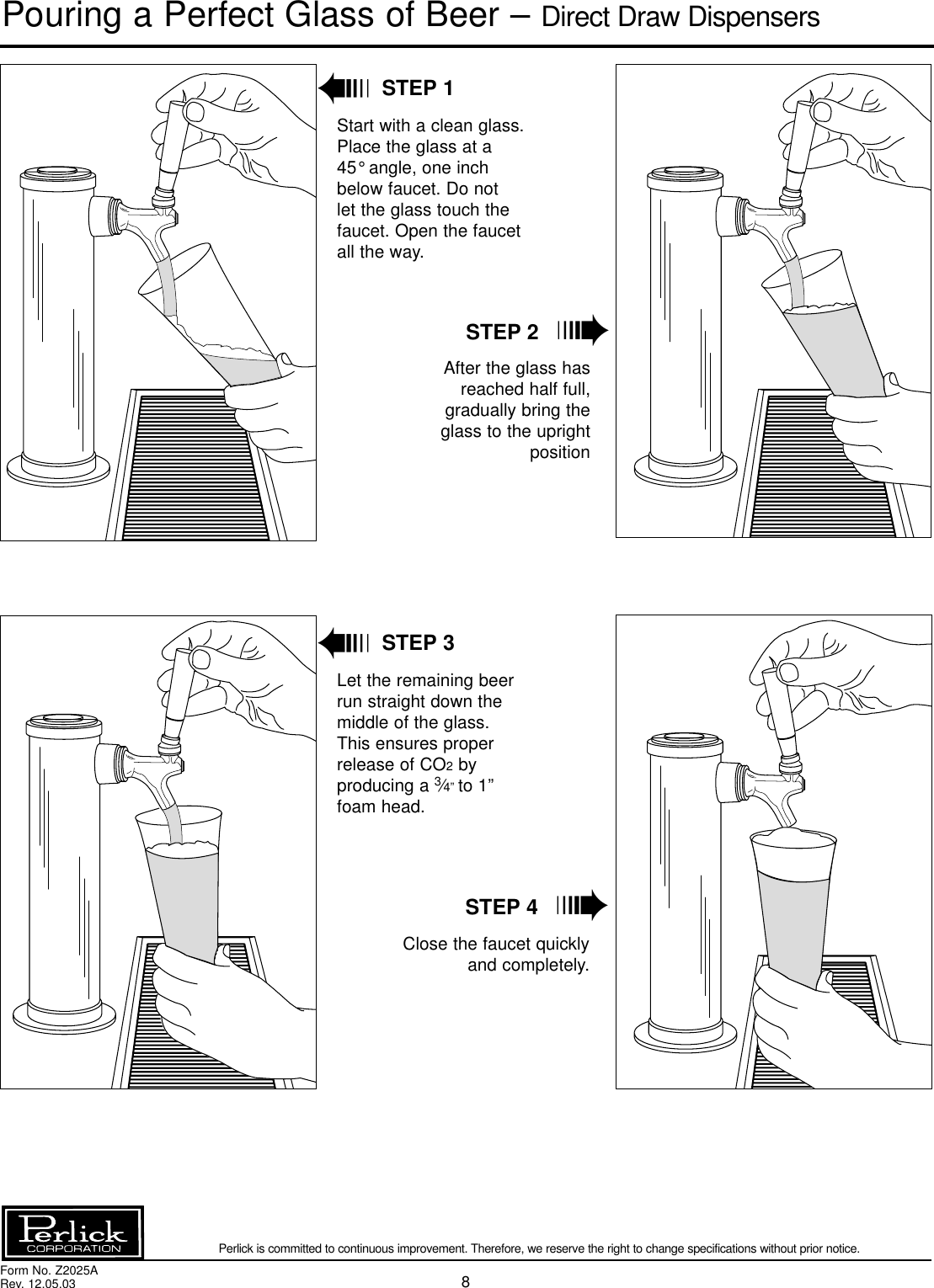 Page 8 of 12 - Perlick Perlick-Ds-Series-Users-Manual-  Perlick-ds-series-users-manual