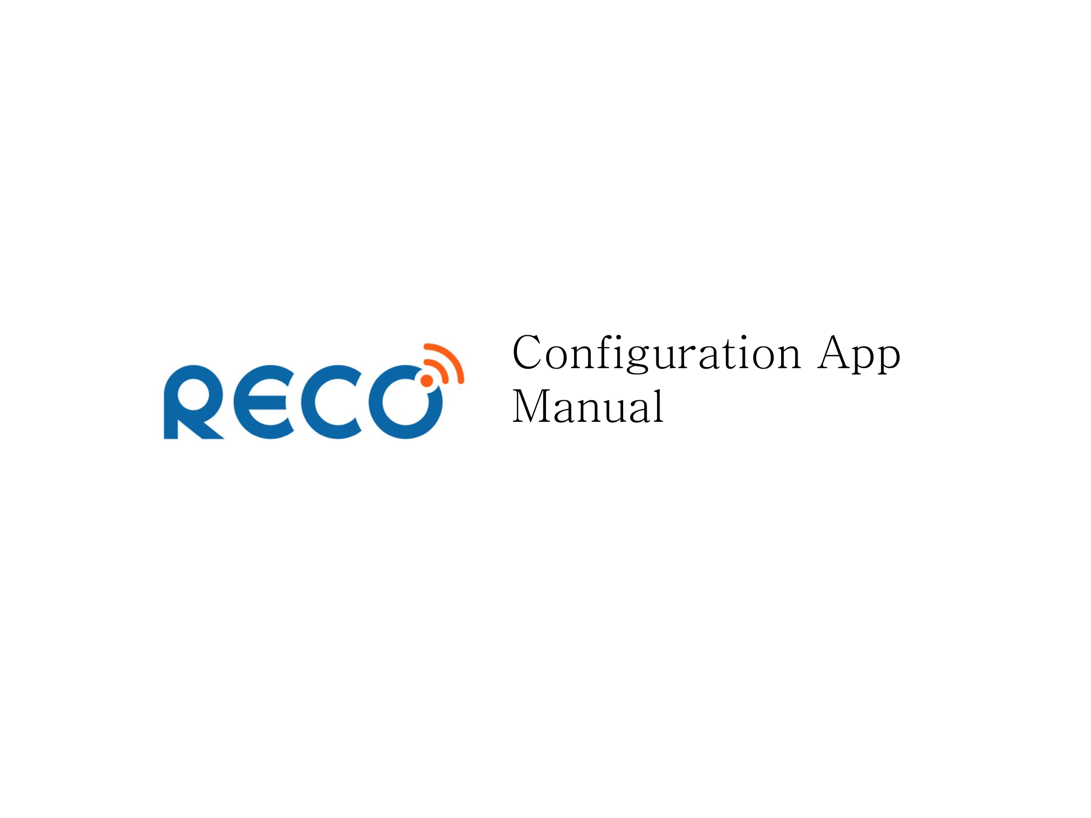 Configuration App Manual