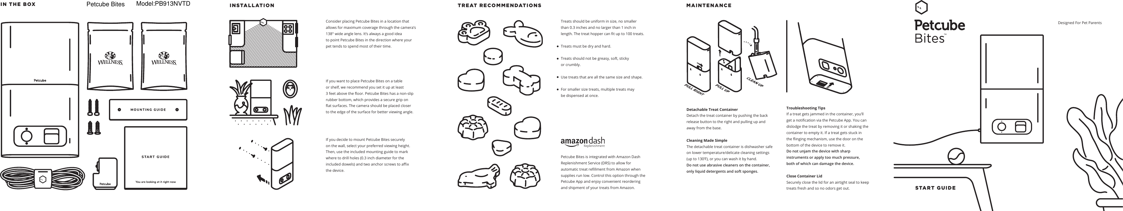 Petcube PB913NVTD Petcube Bites User Manual