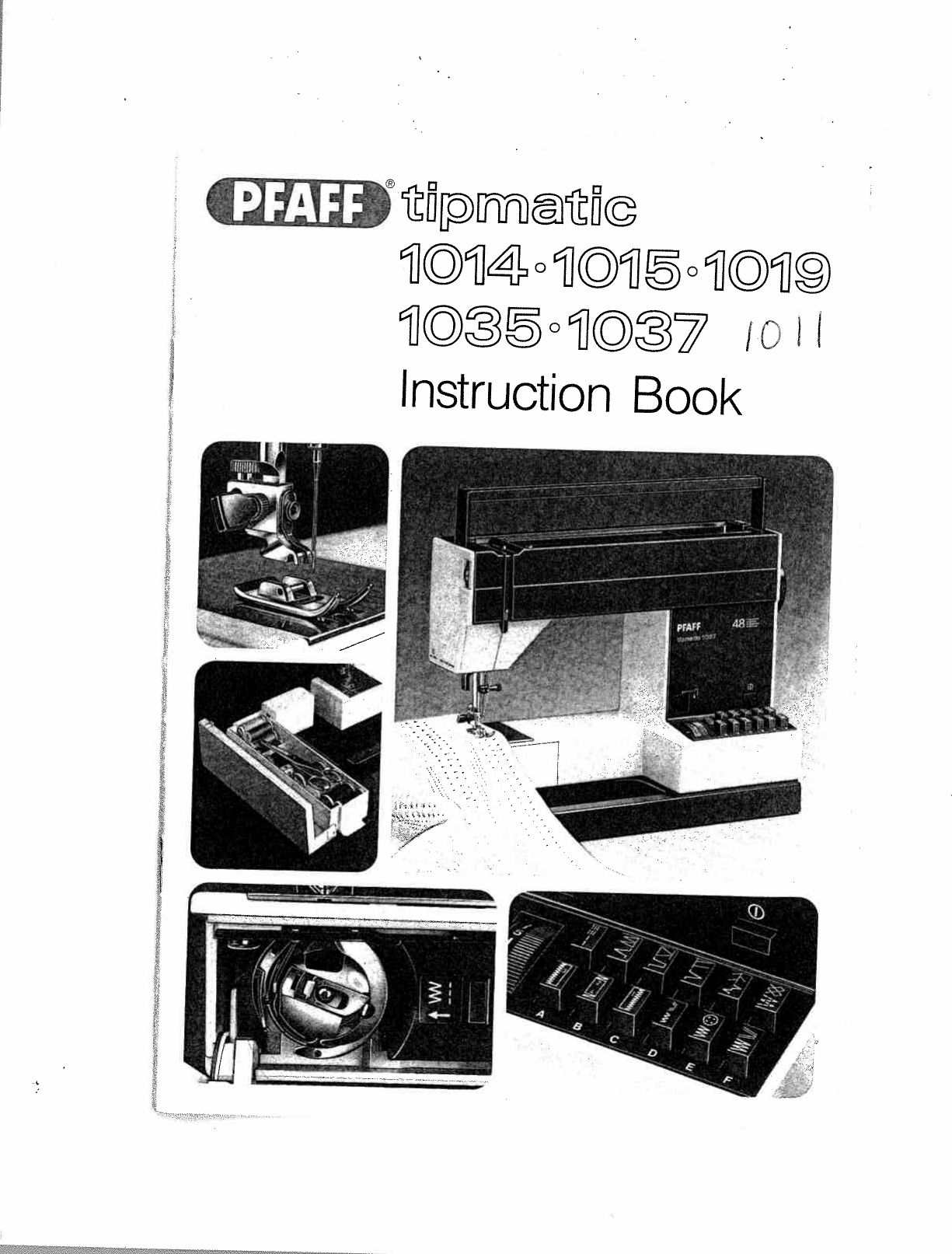 Pfaff 1014 Users Manual