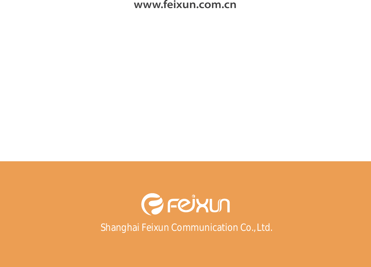 www.feixun.com.cnShanghai Feixun Communication Co., Ltd.