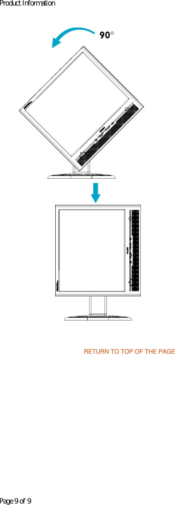   RETURN TO TOP OF THE PAGE  Product InformationPage 9 of 9