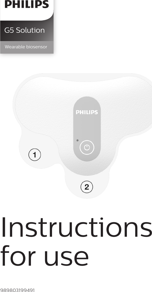 G5 SolutionWearable biosensorInstructions for use989803199491