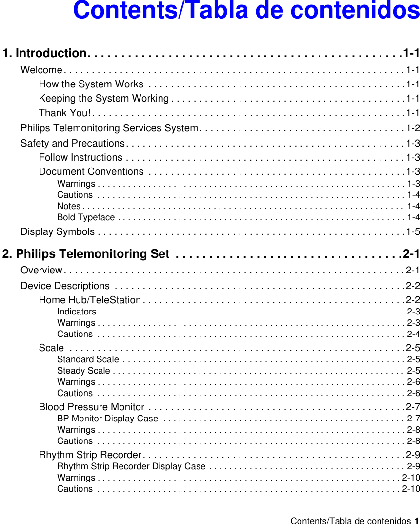 Page 5 of Philips Medical Systems North America M3814B M3814B HOME PULSE OXIMETER User Manual USERS MANUAL