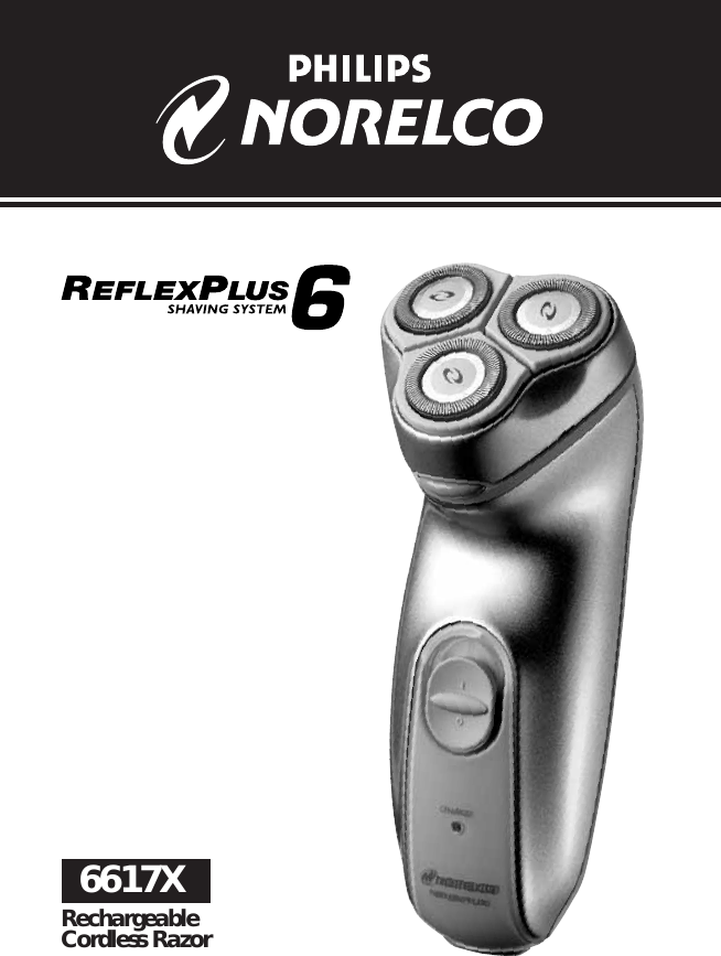 Page 1 of 10 - Philips-Norelco Philips-Norelco-6617X-Users-Manual- Philips-norelco-6617x-users-manual