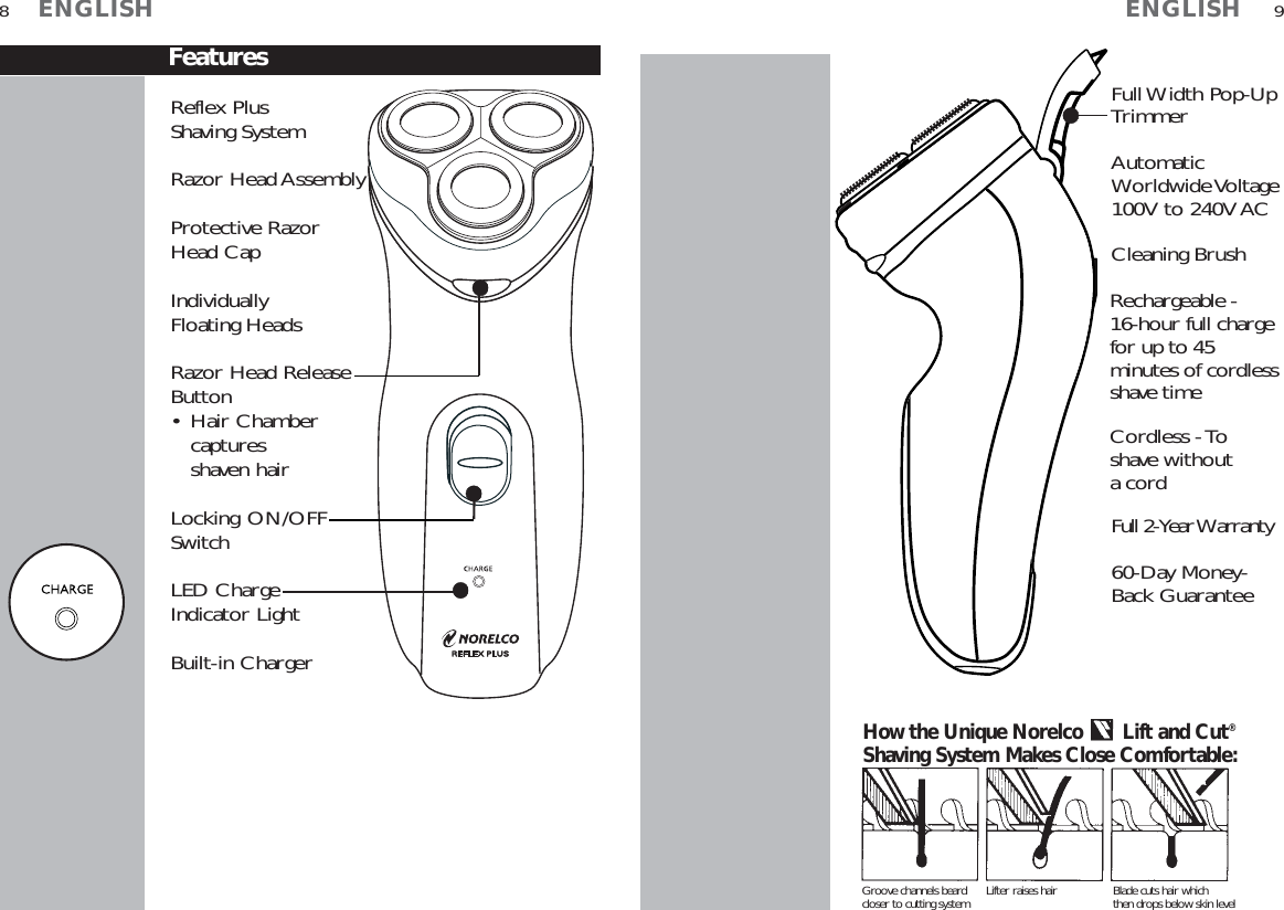 Page 5 of 10 - Philips-Norelco Philips-Norelco-6617X-Users-Manual- Philips-norelco-6617x-users-manual