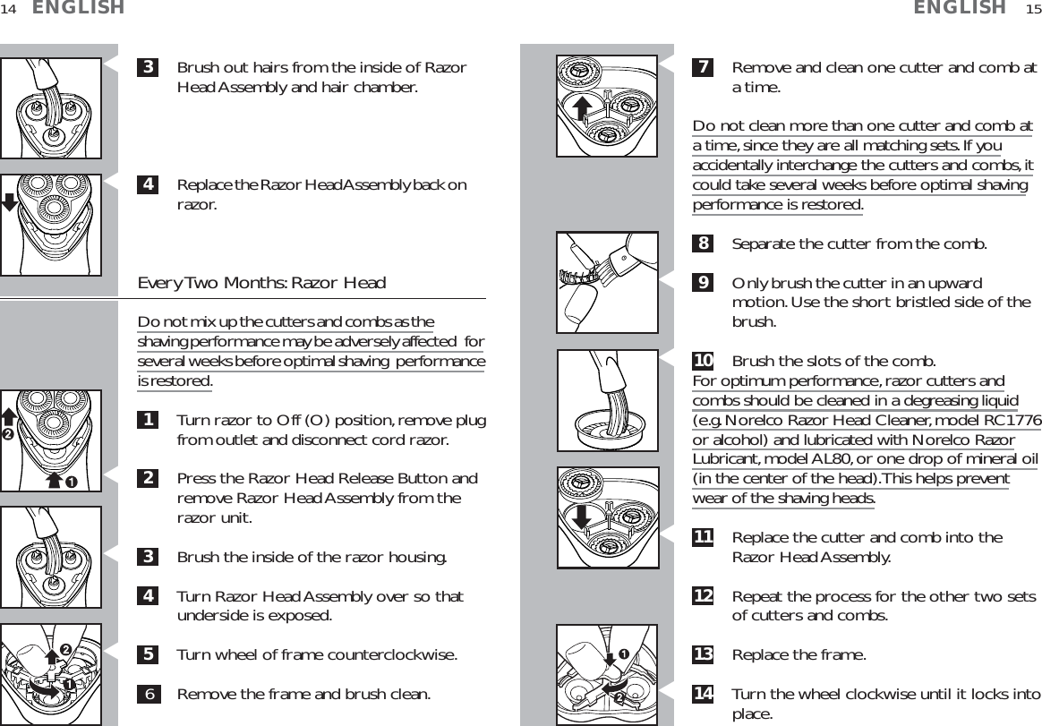 Page 8 of 10 - Philips-Norelco Philips-Norelco-6617X-Users-Manual- Philips-norelco-6617x-users-manual
