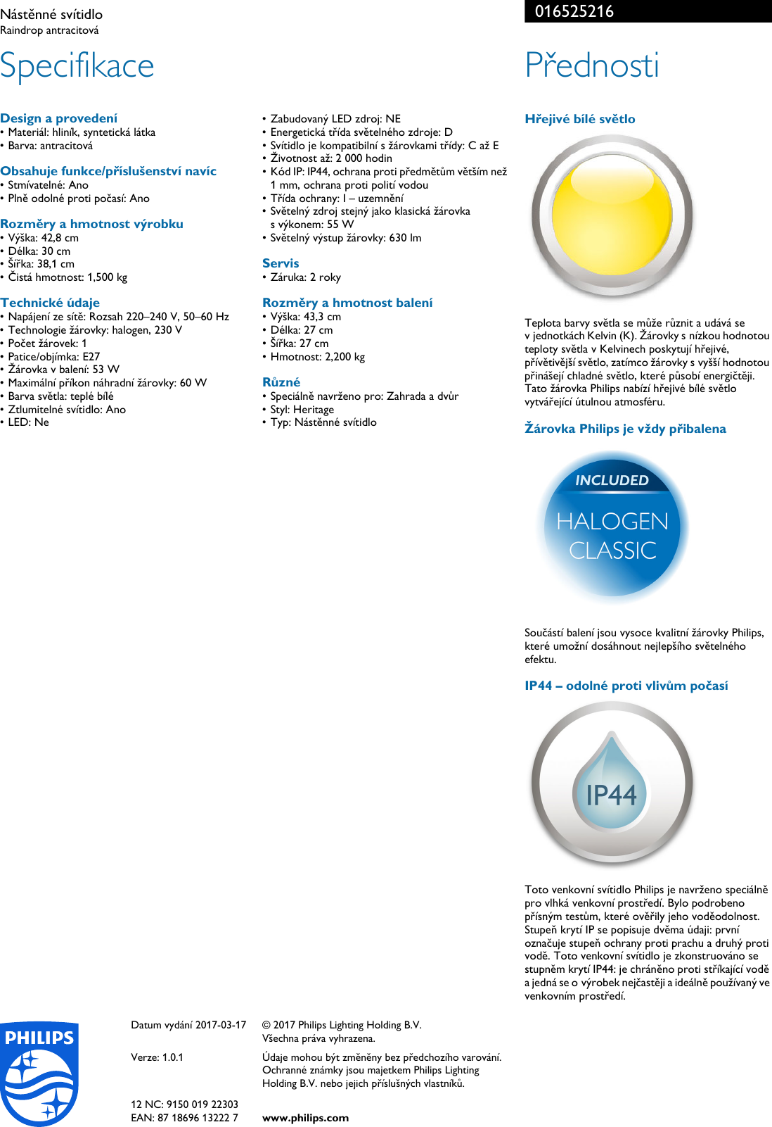 Page 2 of 2 - Philips 016525216 Nástěnné Svítidlo NÃ¡stÄnnÃ© SvÃ­tidlo Pss Cescz