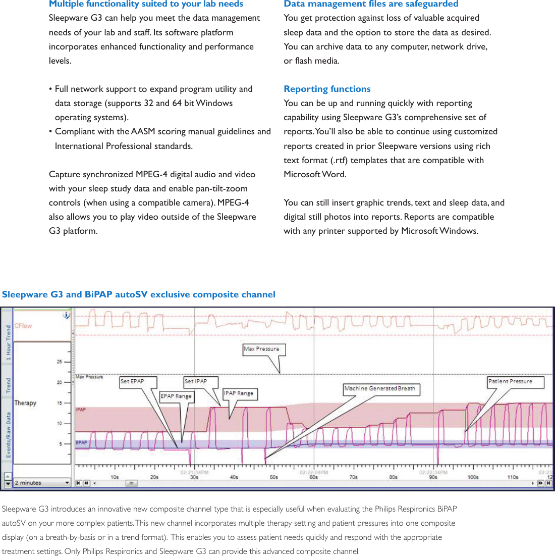 Page 4 of 6 - Philips 1082462  User Manual Product Brochure Sleepware G3 With Somnolyzer Software D225205dc3c6417e8aa6a77c0166e5b1