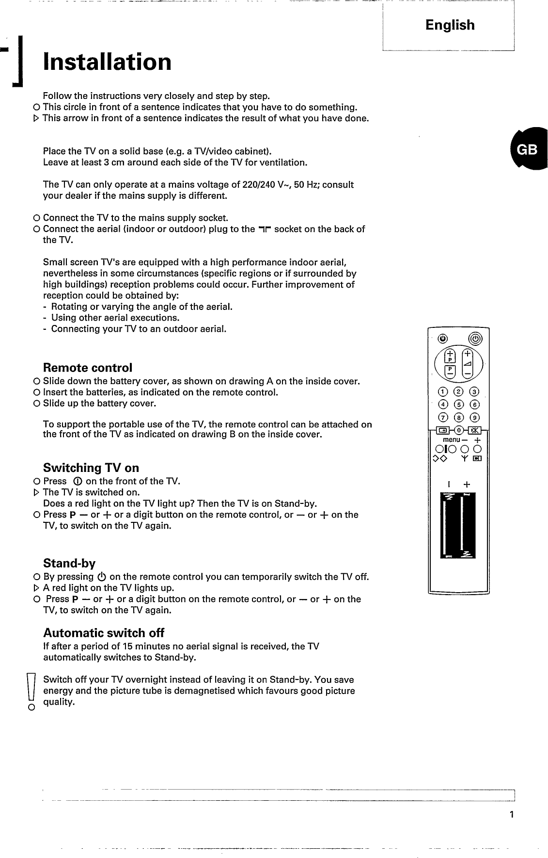 Page 3 of 8 - Philips  14GR1227/07B 14gr1227 07b Dfu Eng