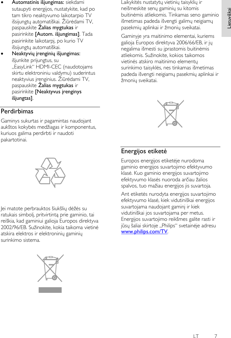 Philips 20pfl3108h 12 Um 2k13 3108h Eu User Manual Instrukcja Obslugi 20pfl3108h 12 Dfu Lit