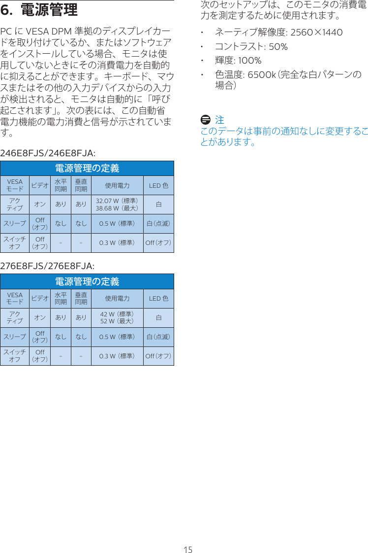 Philips 276e8fjab 00 User Manual Upute Za Uporabu 276e8fjab 00 Dfu Jpn